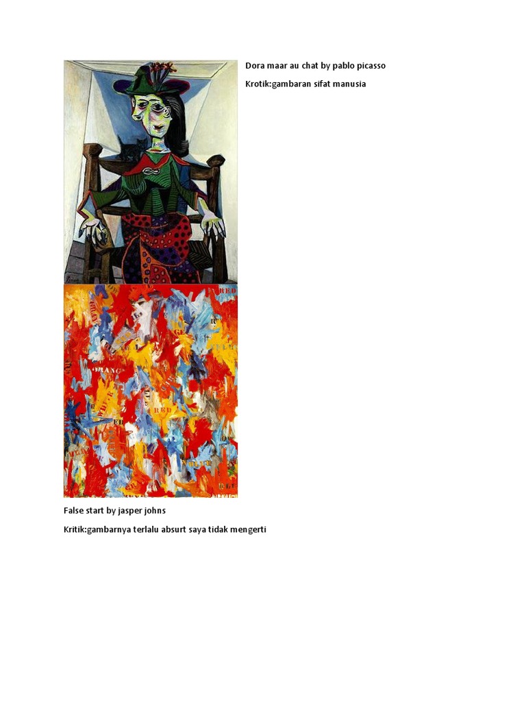 Dora Maar Au Chat By Pablo Picasso Pdf