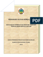 KAK Industri Pengolahan Kepala Ikan