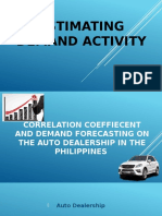 Estimating Demand Activity 