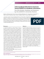 Valides y Confiabilidad de La Prueba ASSIST