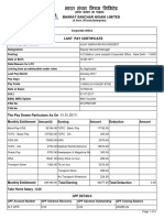 Last Pay Certificate: Monthly Entitlement Amount@ Earning Amount Deduction Amount