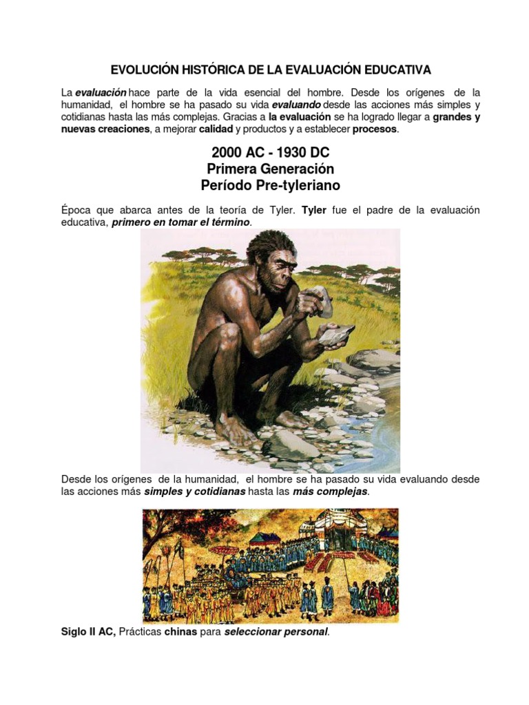 Evolución de la Evaluación Educativa | PDF | Evaluación | Inteligencia