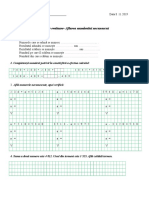 Evaluare Sumativa Numerele 100-1000