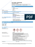 Nitrous Oxide, Compressed: Safety Data Sheet P-4636