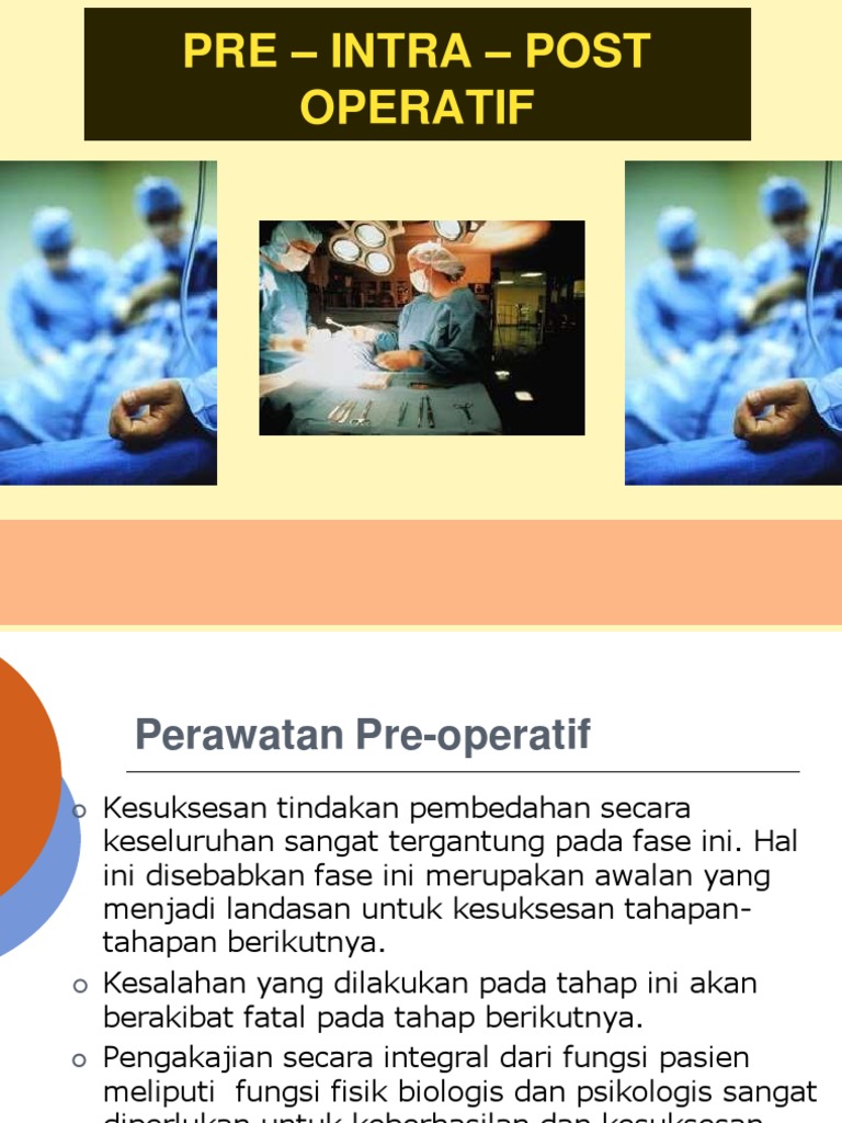 Tahapan Operasi | PDF | Kesehatan Holistik | Sains & Matematika
