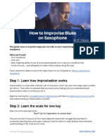 Saxophone Transposition Charts | PDF | Saxophone | Woodwind Instruments
