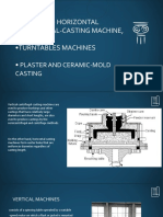 Vertical & Horizontal Centrifugal-Casting Machine, - Turntables Machines