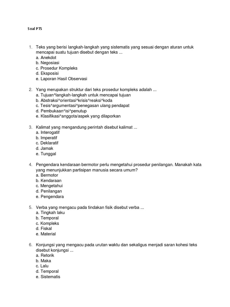 Soal Pts Docx
