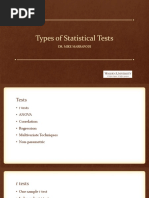 Statistical Tests - Handout PDF