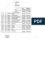 S.No Semester Deptt. Code Lab Date Time Period