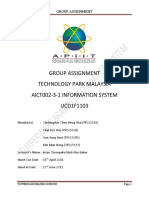Group Assignment Technology Park Malaysia Aict002-3-1 Information System UCD1F1103