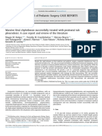 Journal of Pediatric Surgery CASE REPORTS