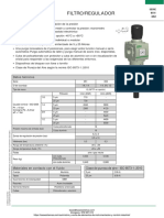 Filtro Regulador Numatics Serie 651-652