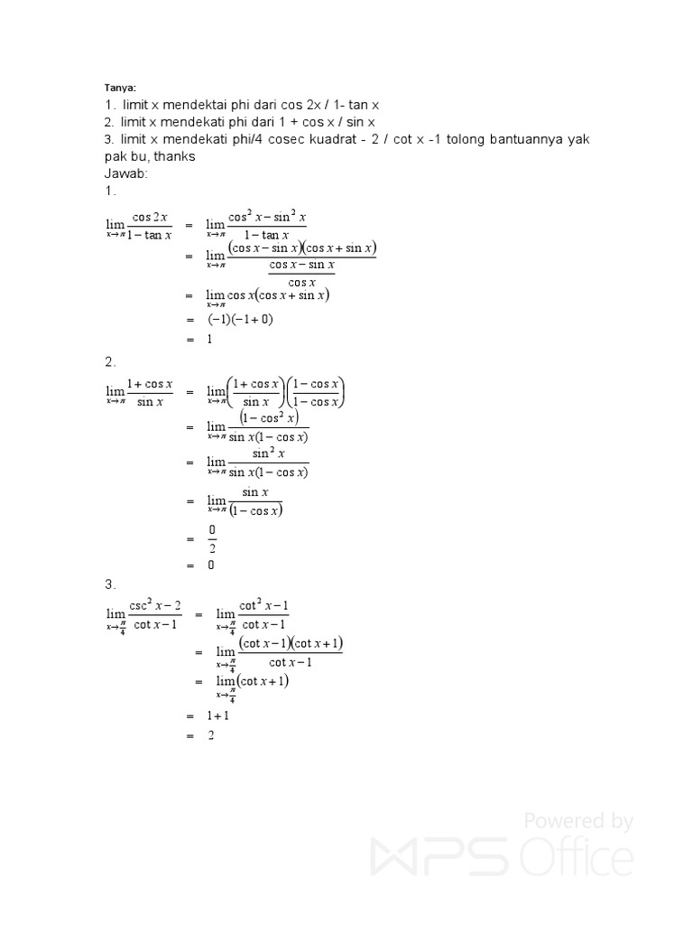 Limit 2 | PDF