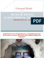 An Unusual Hotel: Mueum Hotel (Cappadocia, Turkey)
