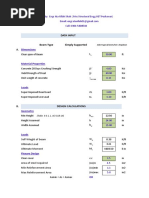 Orignal Beam Flexural + Shear Design