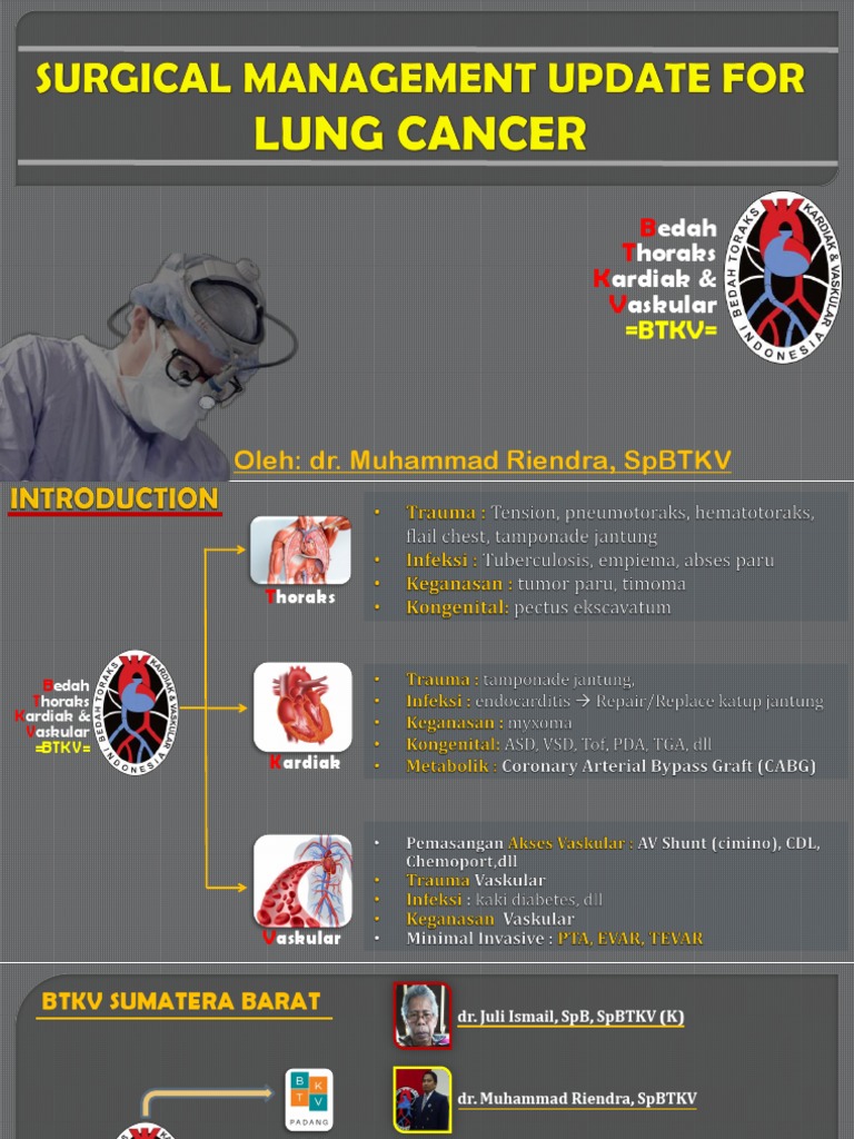 Surgical Management of Lung Cancer Update | PDF | Lung Cancer | Non ...