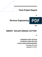 Automated Solar Grass Cutter Project Report