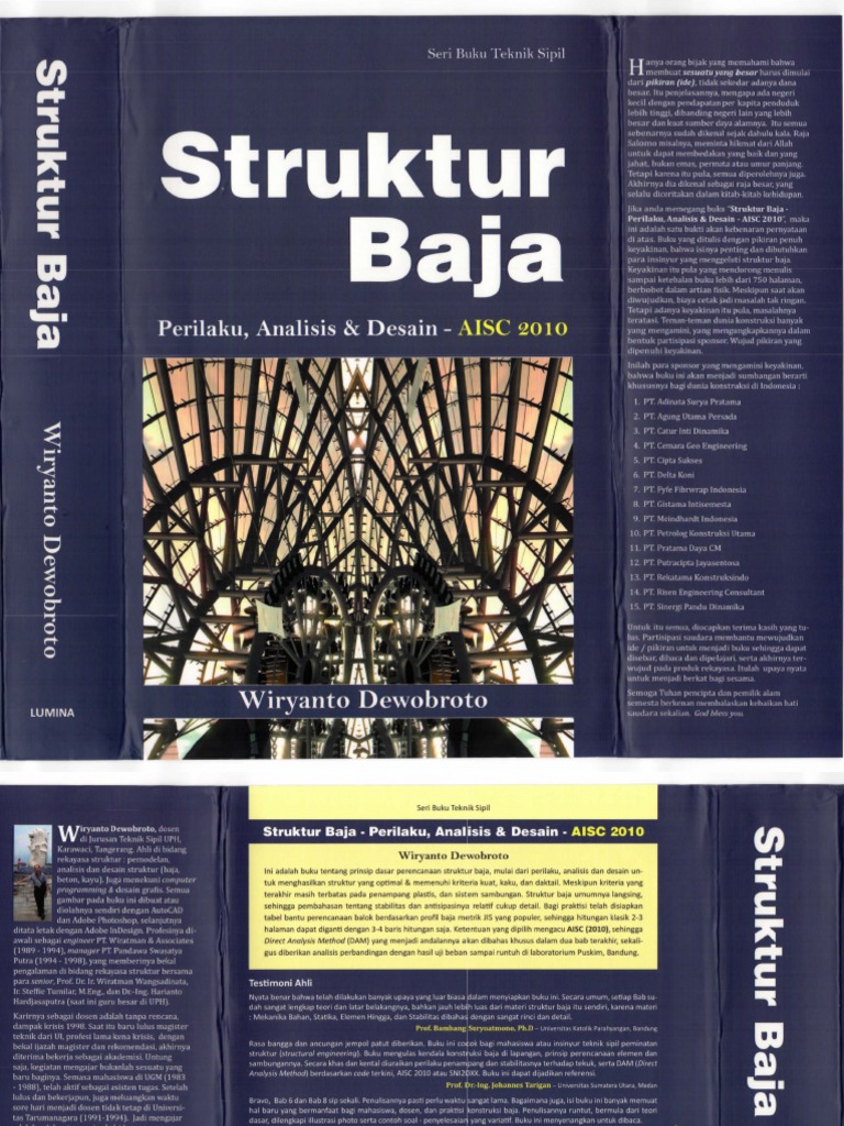 ケセラセラ Struktur Baja Perilaku Analisis Desain AISC 2010 PDF | PDF