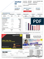 Due Date Telephone No Amount Payable: Summary of Charges Usage History (6 Months)