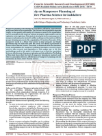 A Study On Manpower Planning at Solara Active Pharma Science in Cuddalore