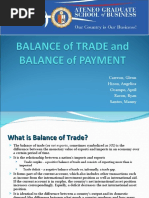 Balance of Trade and Balance of Payment New