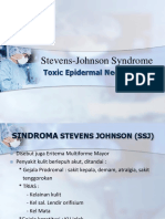 Stevens-Johnson Syndrome: Toxic Epidermal Necrolysis