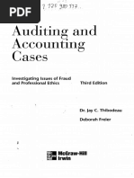 Auditing and Accounting Cases