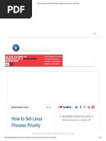 How To Set Linux Process Priority Using Nice and Renice Commands