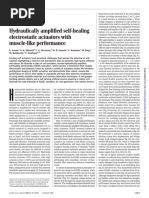 2018 Hydraulically Amplified Self-Healing Electrostatic Actuators With Muscle-Like Performance