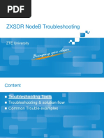 WR - TS3031 - E01 - 1 ZXSDR Node B Troubleshooting 25P