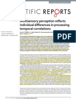 Multisensory Perception Reflects Individual Differences in Processing Temporal Correlations