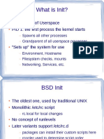 What Is Init?: Initialization of Userspace PID 1: The First Process The Kernel Starts