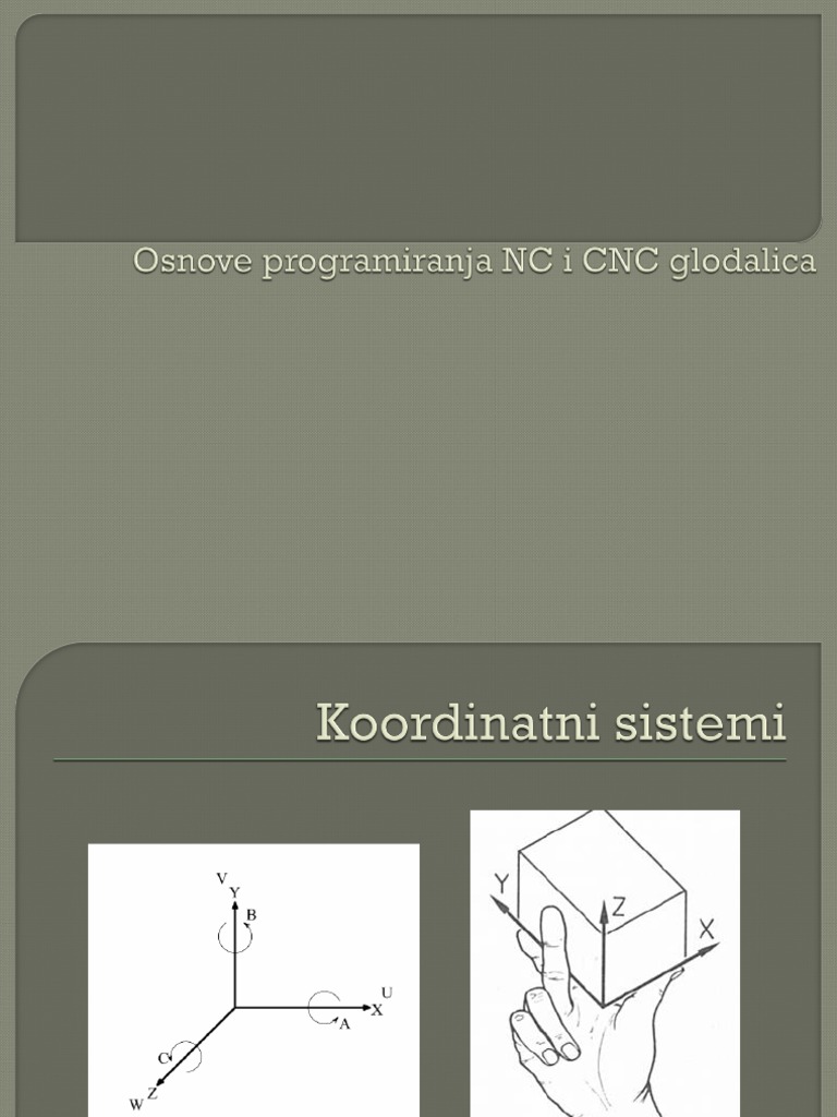 Osnove Programiranja NC-CNC Glodalica | PDF