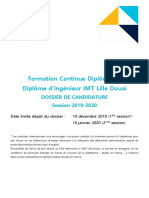 Dossier Candidature FCD IMT LD 2020