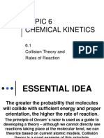 6.1 Collision Theory and Rates of Reaction