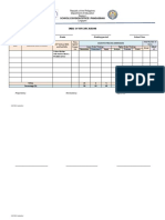 Table of Specifications