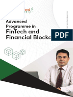 Advanced Programme In: Fintech and Financial Blockchain