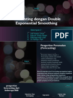 Forecasting Dengan Double Exponential Smoothing