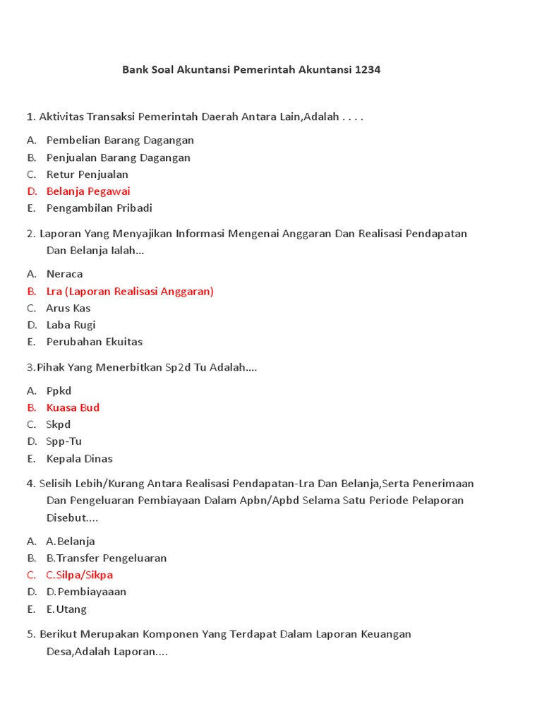 Bank Soal Akpem Ak 1234 Pdf
