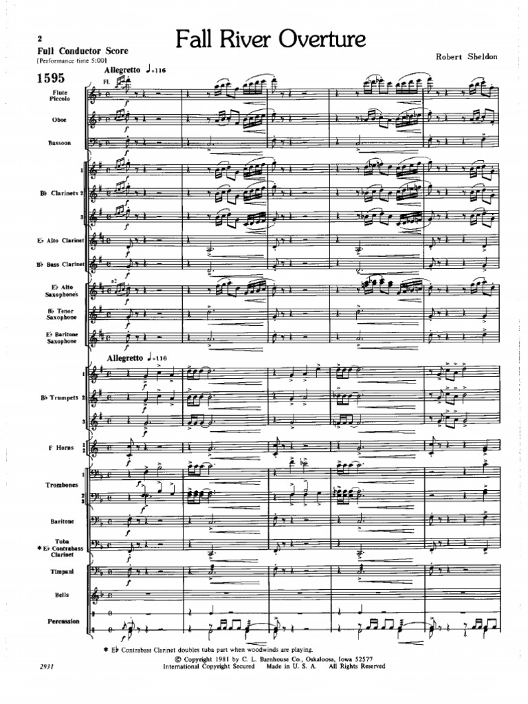 Fall River Overture PDF