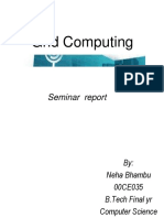 Grid Computing Seminar Report