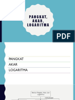 BL Pangkat, Akar Dan Logaritma