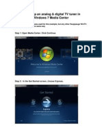 Setting Up An Analog & Digital TV Tuner in Windows 7 Media Center