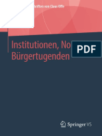 Institutionen, Normen, Bürgertugenden