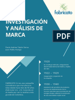 Investigación y Análisis de La Marca