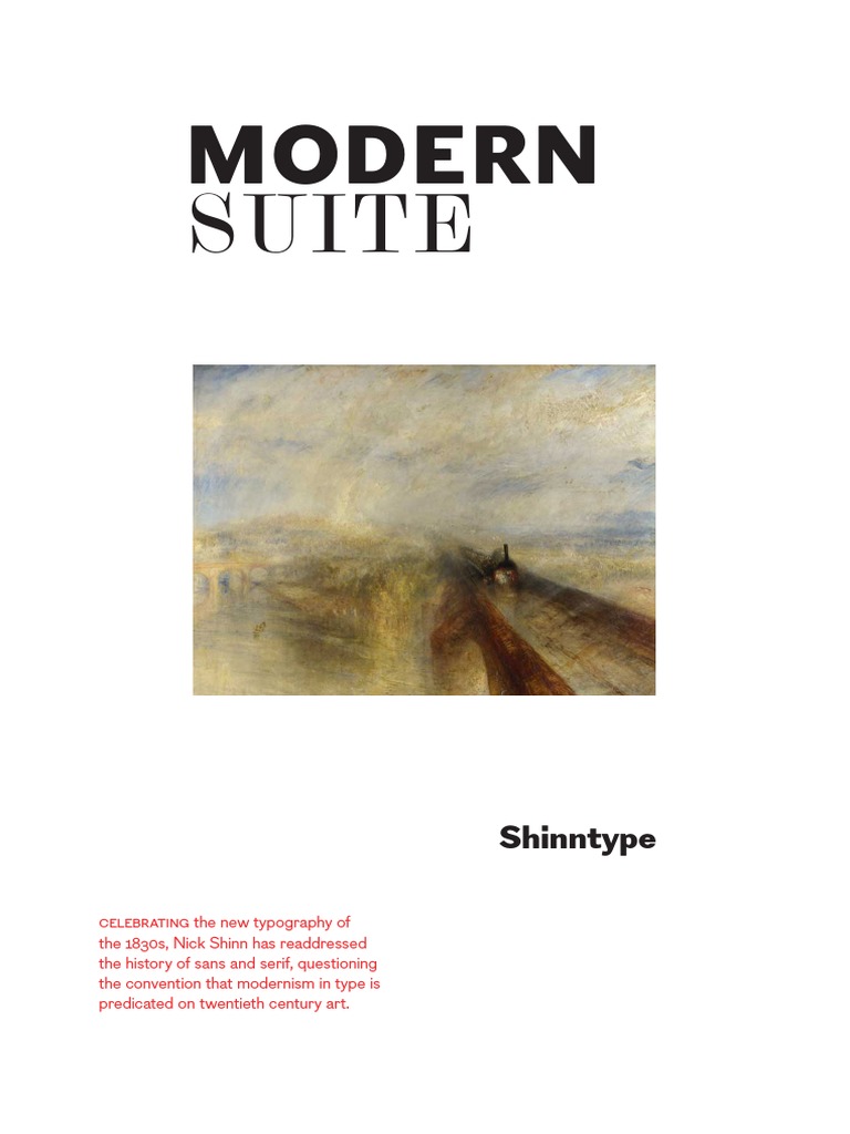 Suite Modern Sans Serif Typography