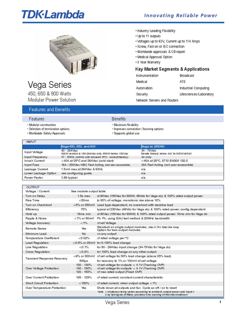 Lambda Vega | PDF | Amplifier | Power Supply
