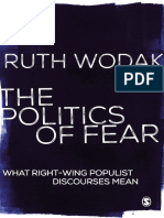 Ruth Wodak - The Politics of Fear - What Right-Wing Populist Discourses Mean-Sage Publications (2015)