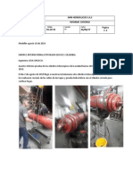 Informe Prueba de Cilindro Hidraulico